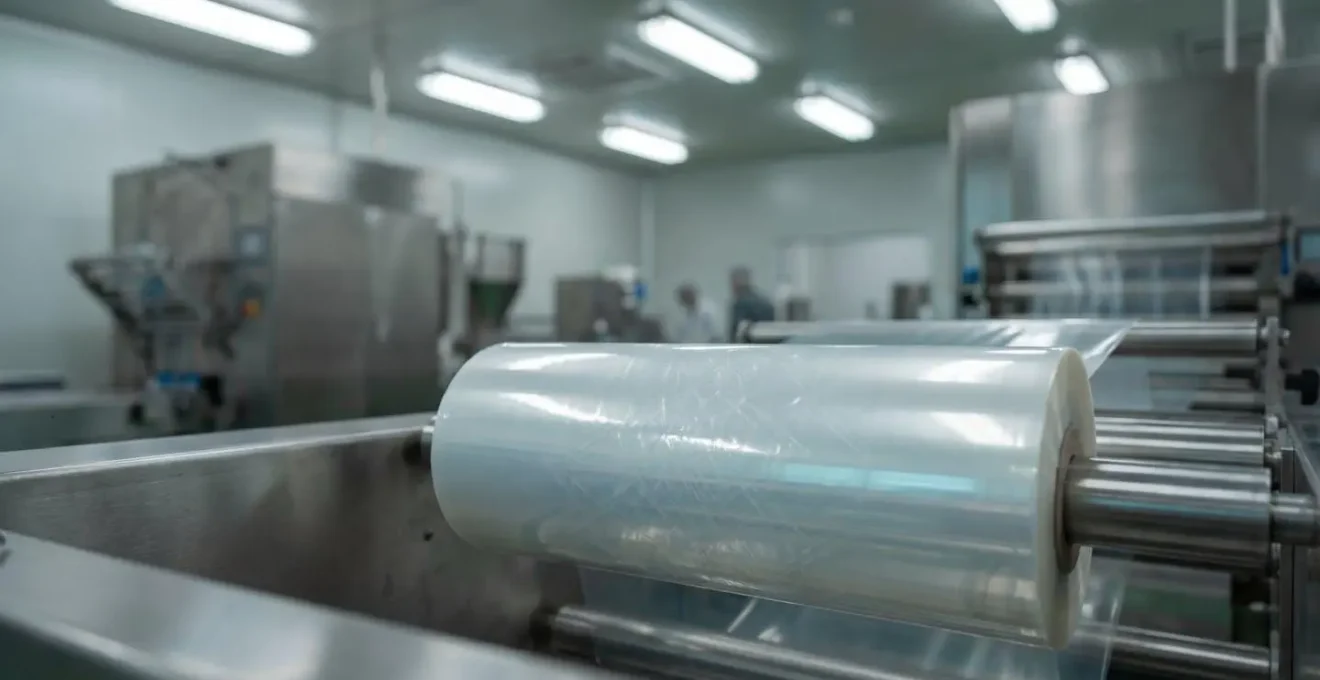 Film d'emballage haute barrière pour conditionnement sous atmosphère modifiée en environnement industriel agroalimentaire